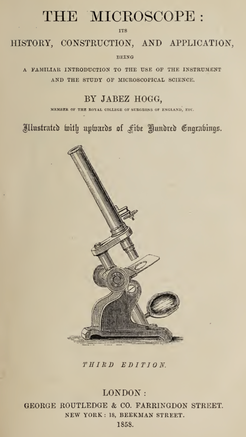 A book with a microscope
Description automatically generated