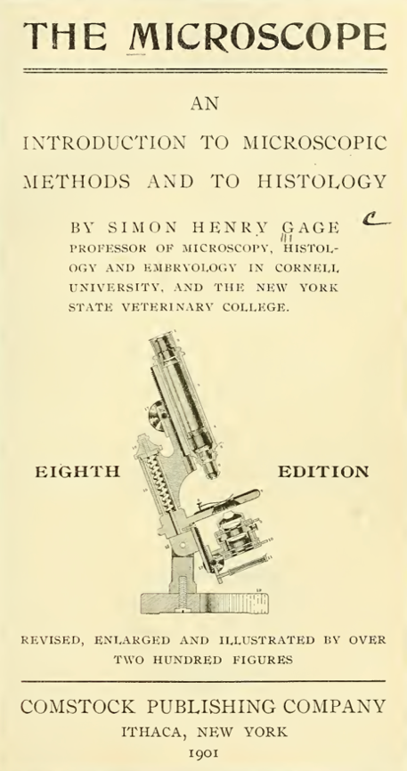 A book cover with a microscope
Description automatically generated