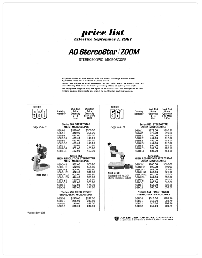 A paper with a price list
Description automatically generated