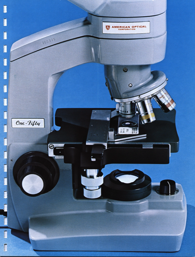 A close-up of a microscope
Description automatically generated