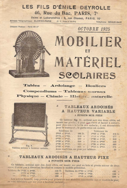An old advertisement for a table
Description automatically generated