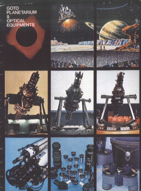 A magazine cover with a picture of a telescope
Description automatically generated