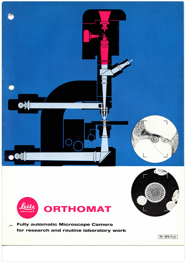 A blue and black brochure with a red and black design
Description automatically generated