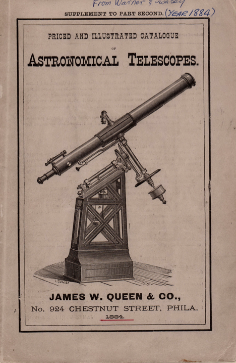 A black and white image of a telescope
Description automatically generated