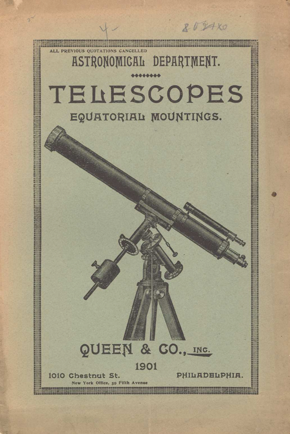 A black and white advertisement of a telescope
Description automatically generated