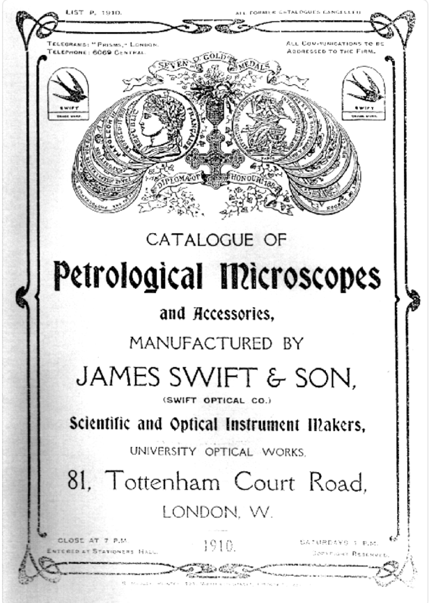 A black and white advertisement for a scientific instrument
Description automatically generated