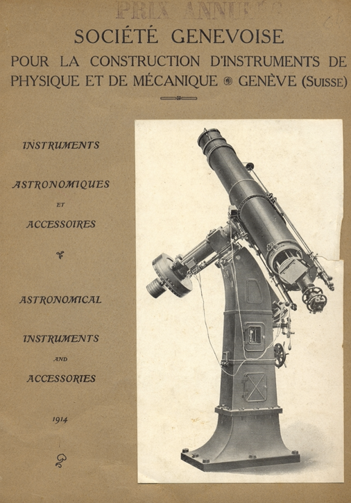 A close-up of a telescope
Description automatically generated