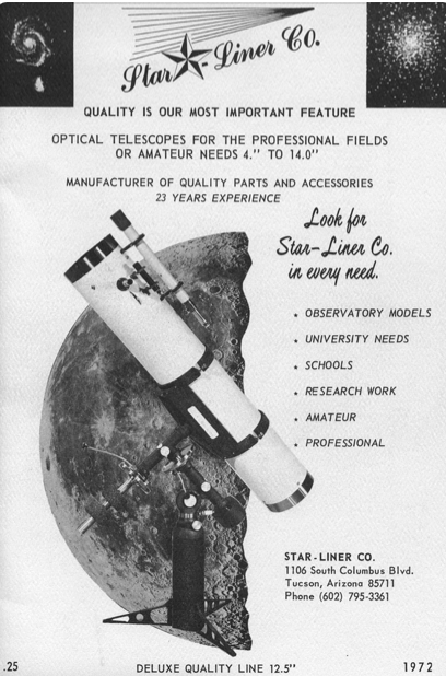 A poster of a telescope on a planet
Description automatically generated