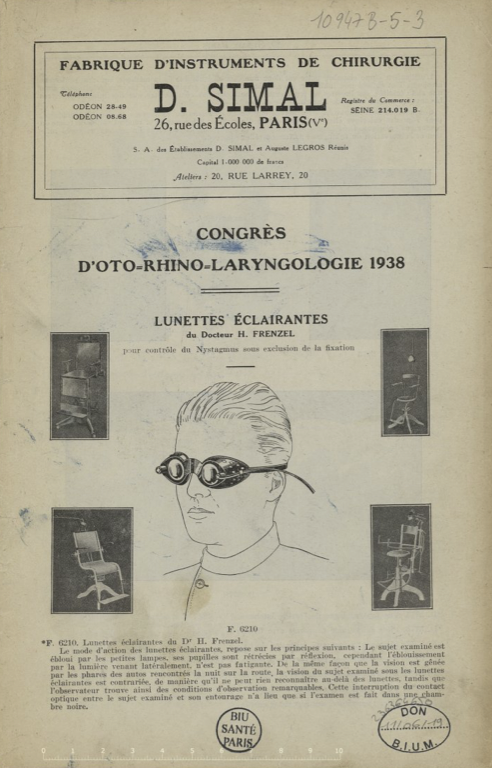 A paper with a drawing of a person wearing goggles
Description automatically generated