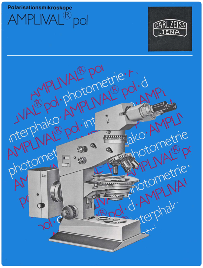 A blue and white cover with a microscope
Description automatically generated