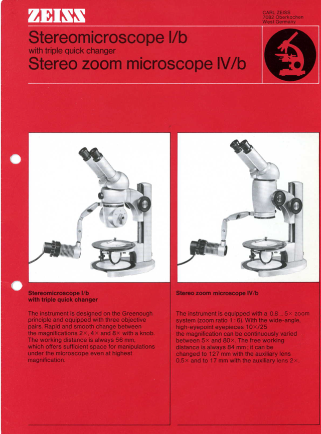A brochure of a microscope
Description automatically generated