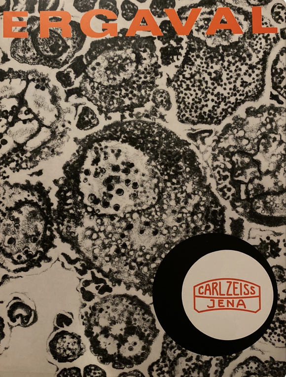 A black and white cover with a circle with a red text
Description automatically generated