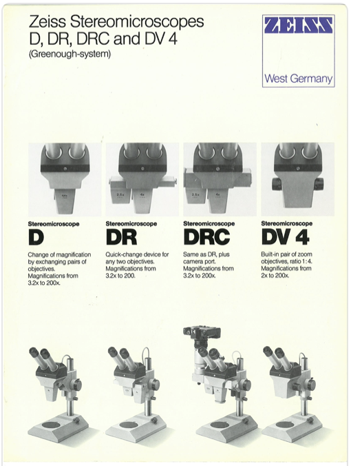 A brochure of a microscope
Description automatically generated
