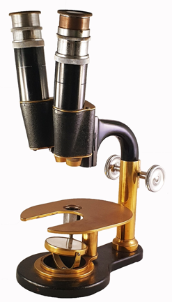 A close-up of a microscope
Description automatically generated