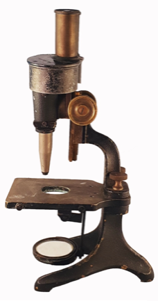 A close up of a microscope
Description automatically generated