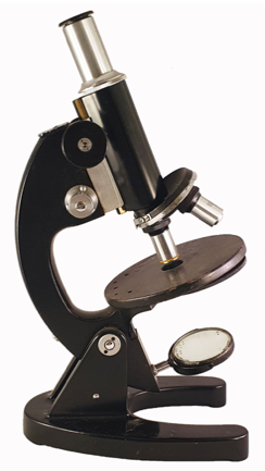 A close-up of a microscope
Description automatically generated
