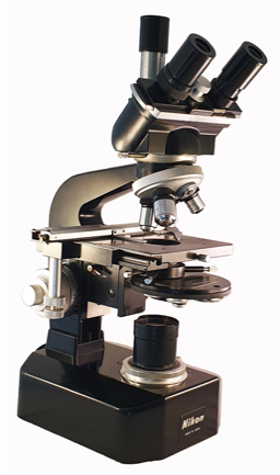 A close-up of a microscope
Description automatically generated