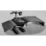 A picture containing sitting, old, wooden
Description automatically generated