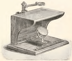 A wooden table
Description automatically generated