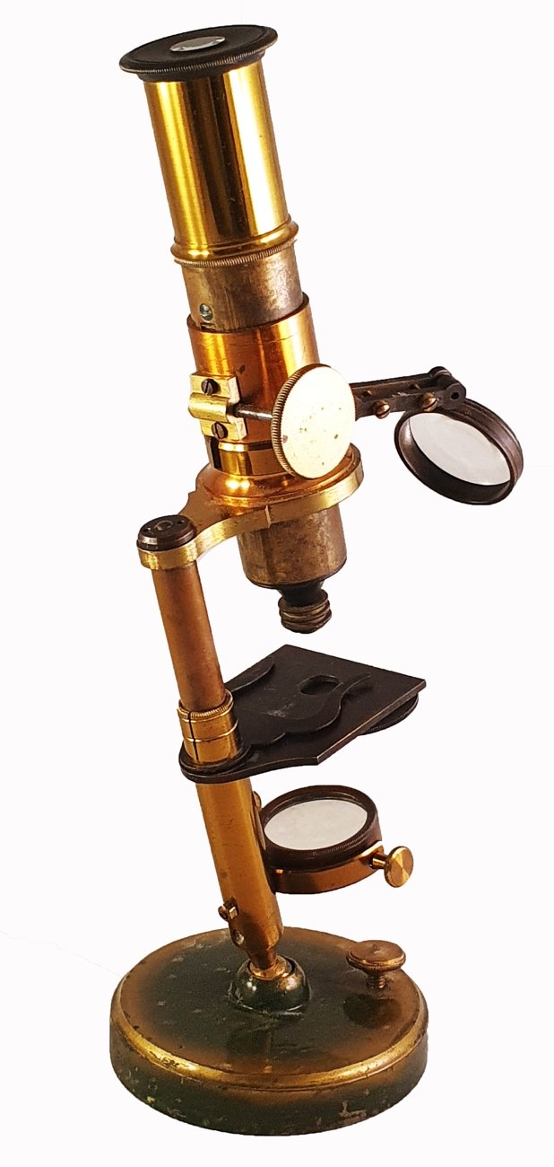 A close-up of a microscopeDescription automatically generated with ...