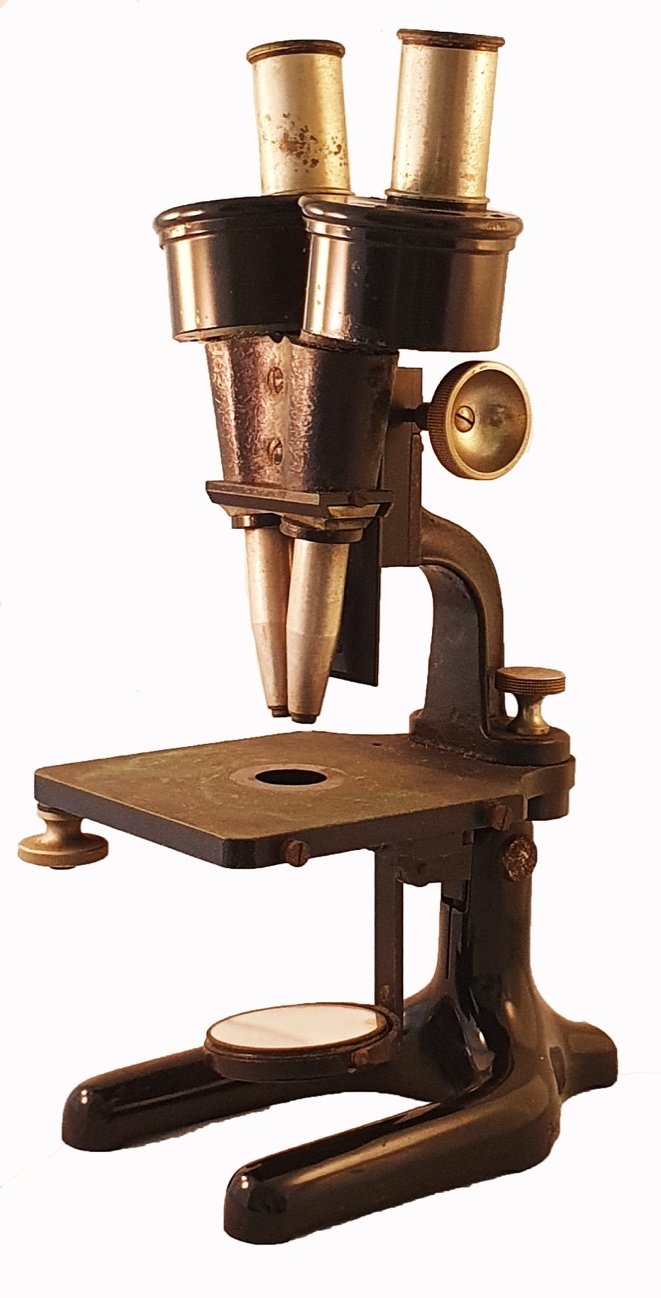 Microscope 438 (Carl Zeiss; Greenough’s binocular microscope, stand X ...