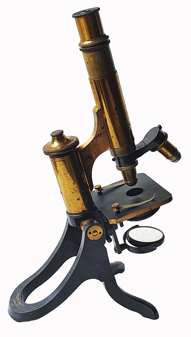 Microscope In 1900 Microscope 516 (Henry Crouch; portable histological microscope, c. 1900)