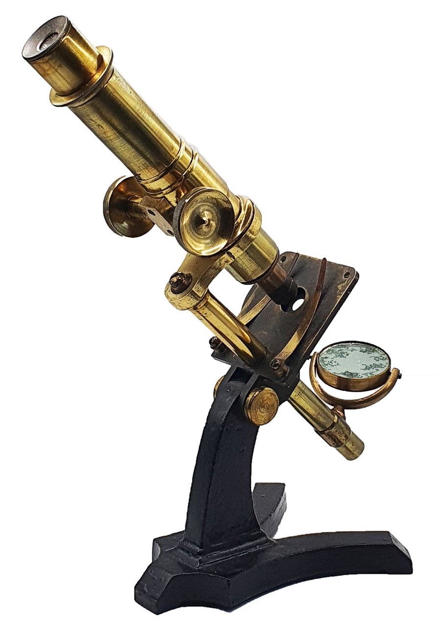 A close-up of a microscopeDescription automatically generated