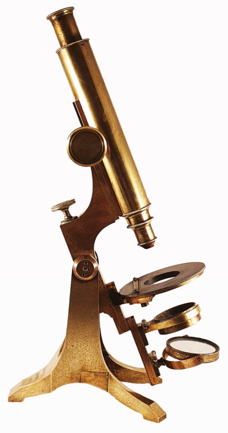 A close-up of a microscope
Description automatically generated