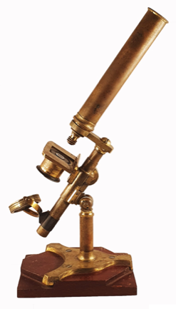 A close-up of a microscope
Description automatically generated