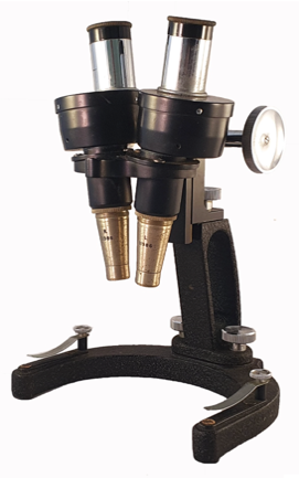 A close-up of a microscope
Description automatically generated