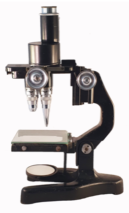 A close-up of a microscope
Description automatically generated