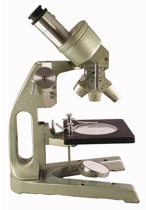 A close-up of a microscope
Description automatically generated