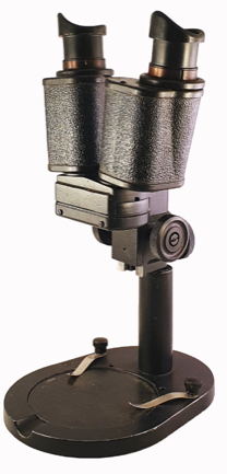 A close-up of a telescope
Description automatically generated