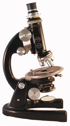 A close-up of a microscope
Description automatically generated