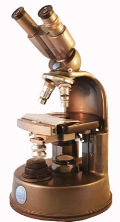 A close up of a microscope
Description automatically generated