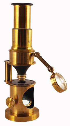 A close-up of a magnifying glass
Description automatically generated