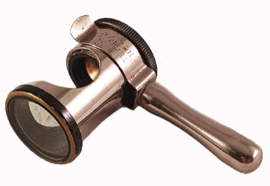 A silver and black object
Description automatically generated