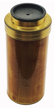 A close-up of a cylindrical container
Description automatically generated