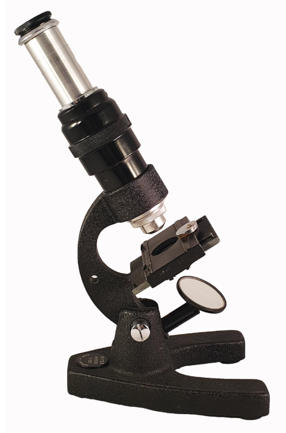 A close-up of a microscope
Description automatically generated