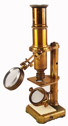 A close-up of a magnifying glass
Description automatically generated