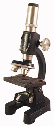 A close-up of a microscope
Description automatically generated